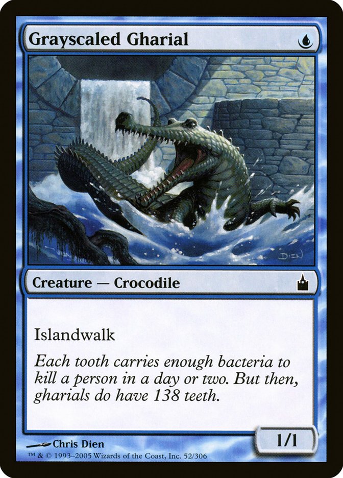 Grayscaled Gharial [Ravnica: City of Guilds] | Galaxy Games LLC