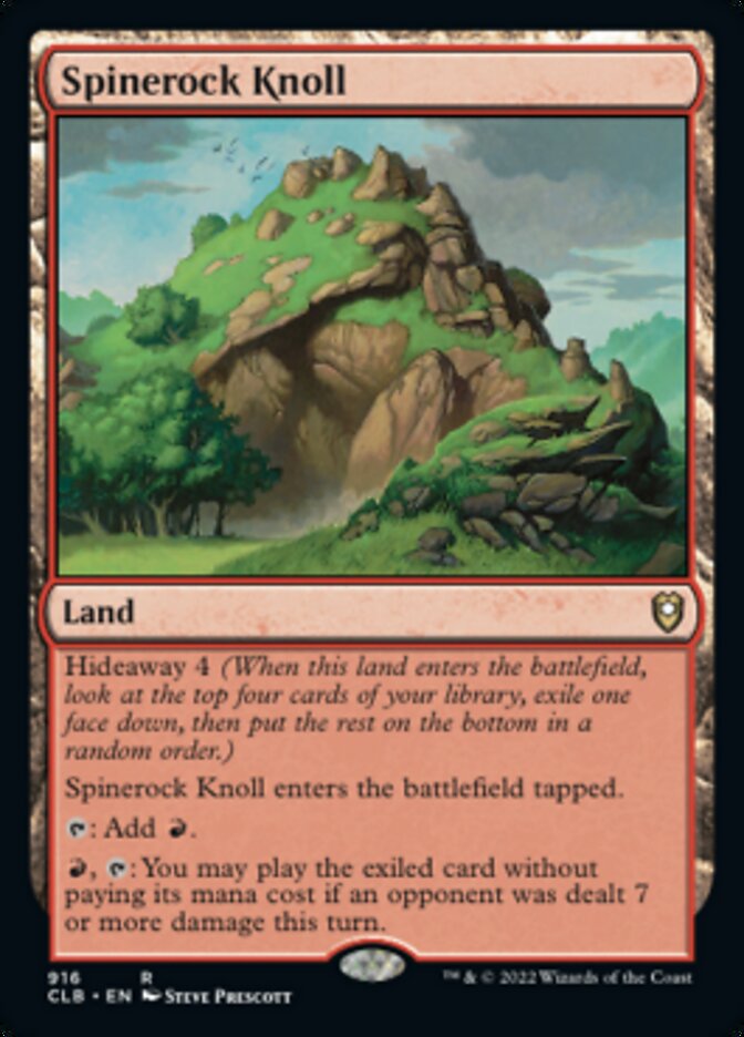 Spinerock Knoll [Commander Legends: Battle for Baldur's Gate] | Galaxy Games LLC