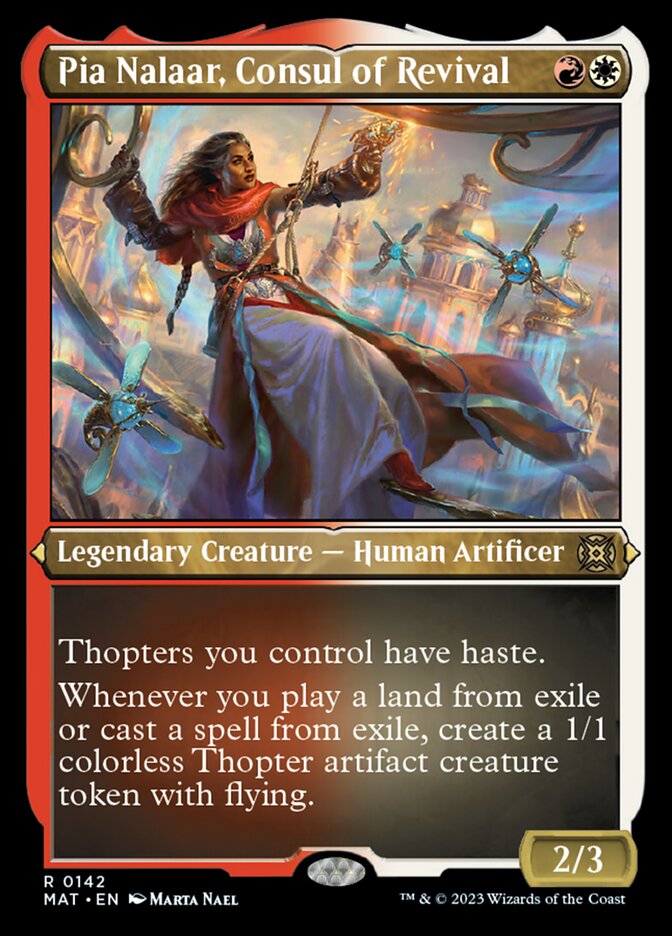 Pia Nalaar, Consul of Revival (Foil Etched) [March of the Machine: The Aftermath] | Galaxy Games LLC