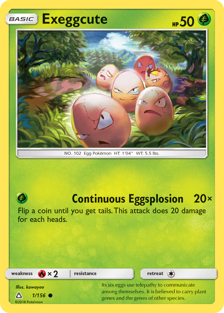 Exeggcute (1/156) [Sun & Moon: Ultra Prism] | Galaxy Games LLC