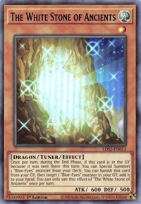 The White Stone of Ancients (Blue) [LDS2-EN013] Ultra Rare | Galaxy Games LLC