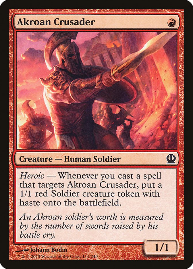 Akroan Crusader [Theros] | Galaxy Games LLC