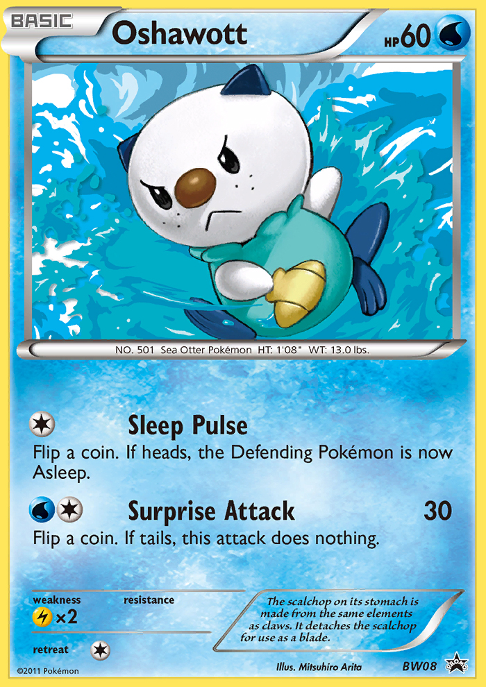 Oshawott (BW08) [Black & White: Black Star Promos] | Galaxy Games LLC