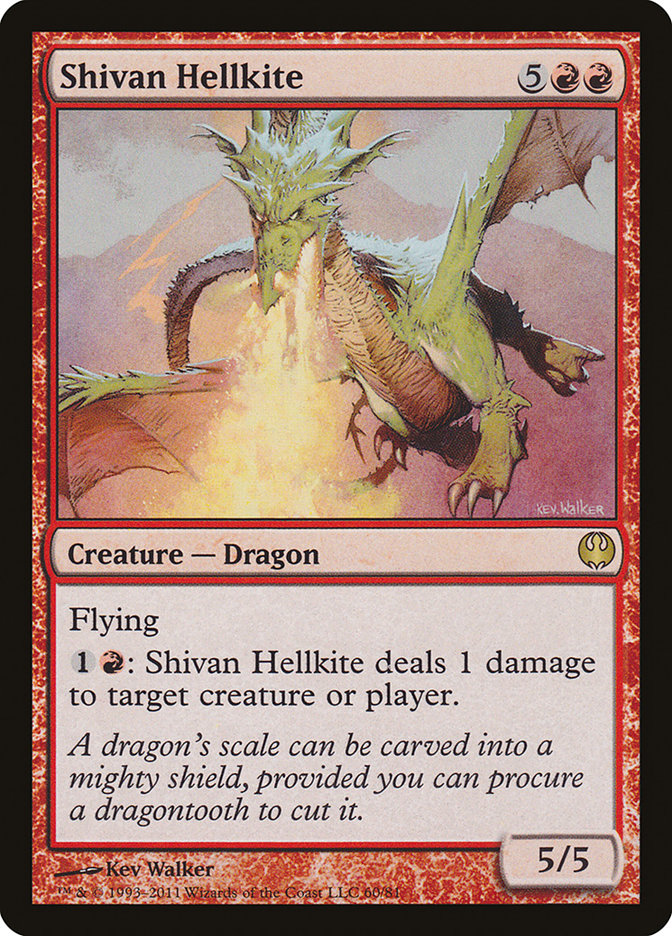 Shivan Hellkite [Duel Decks: Knights vs. Dragons] | Galaxy Games LLC