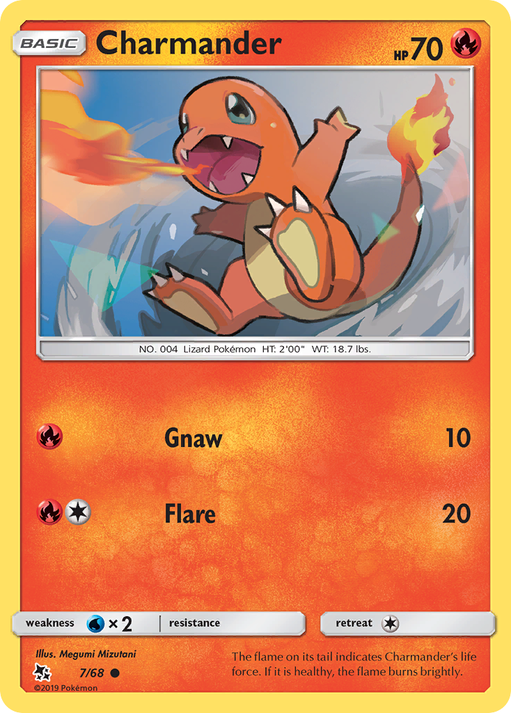 Charmander (7/68) [Sun & Moon: Hidden Fates] | Galaxy Games LLC