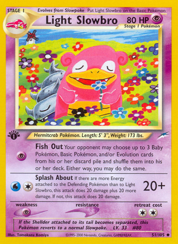 Light Slowbro (51/105) [Neo Destiny 1st Edition] | Galaxy Games LLC