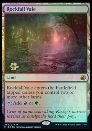 Rockfall Vale [Innistrad: Midnight Hunt Prerelease Promos] | Galaxy Games LLC