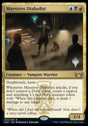 Maestros Diabolist (Promo Pack) [Streets of New Capenna Promos] | Galaxy Games LLC