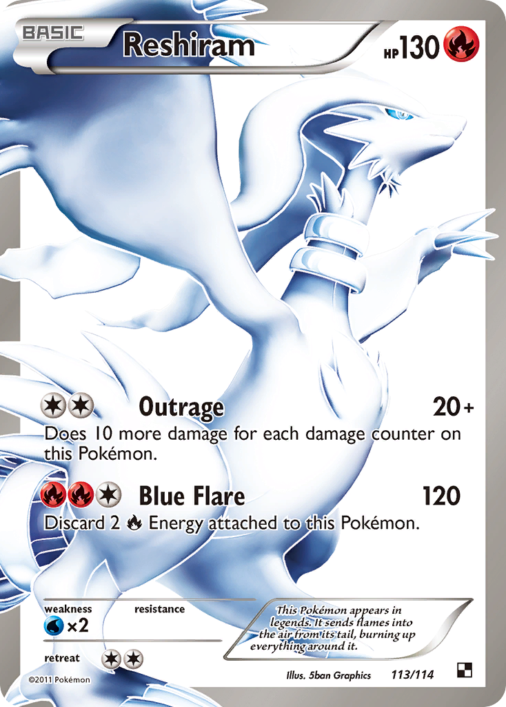 Reshiram (113/114) [Black & White: Base Set] | Galaxy Games LLC