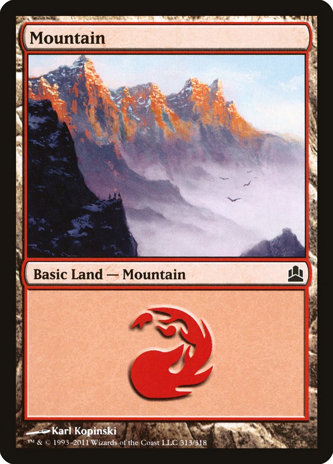 Mountain (313) [Commander 2011] | Galaxy Games LLC