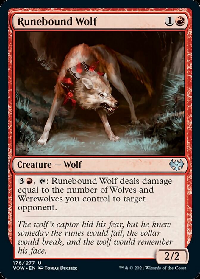 Runebound Wolf [Innistrad: Crimson Vow] | Galaxy Games LLC