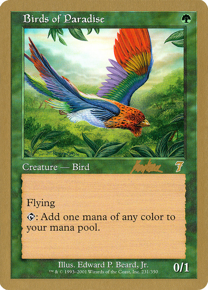 Birds of Paradise (Brian Kibler) [World Championship Decks 2002] | Galaxy Games LLC