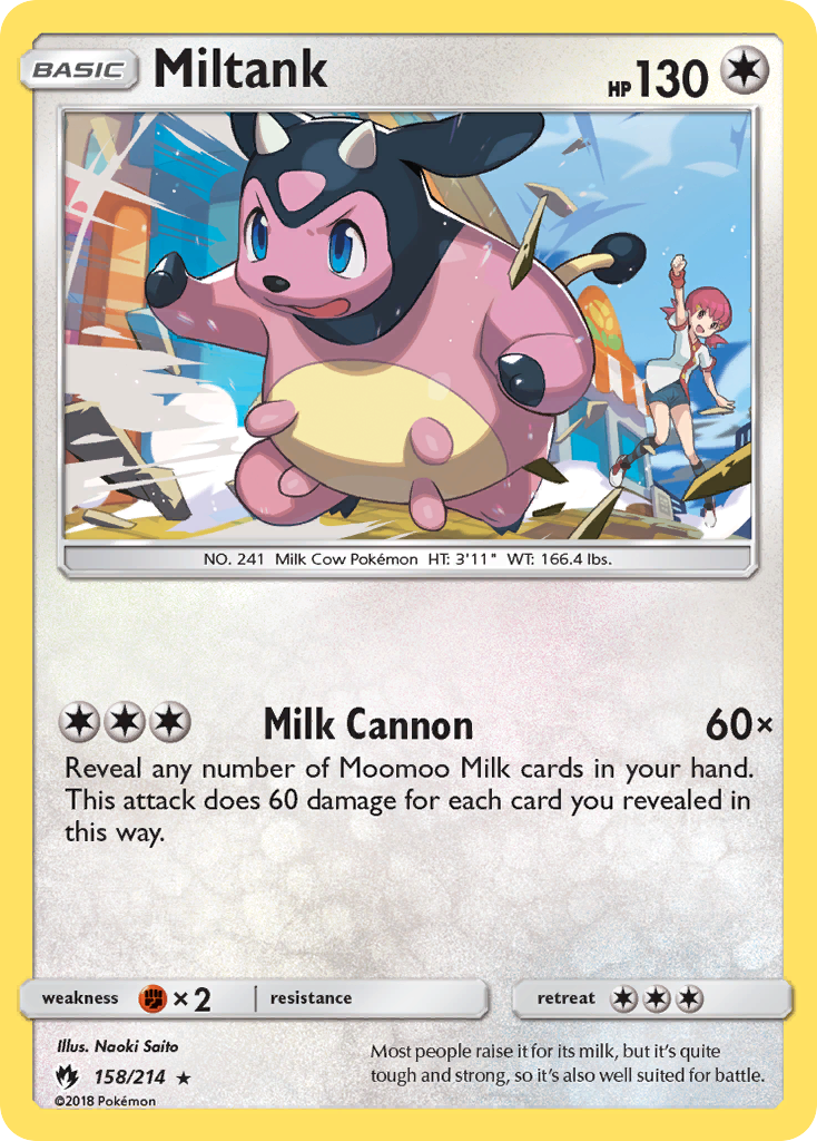 Miltank (158/214) [Sun & Moon: Lost Thunder] | Galaxy Games LLC