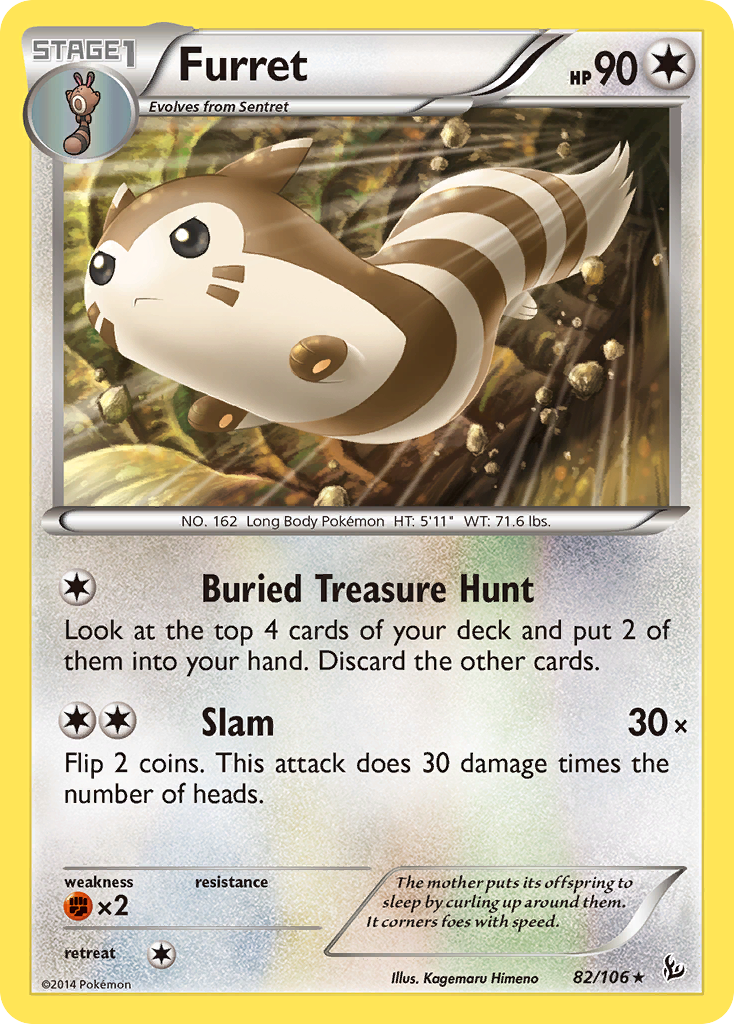 Furret (82/106) [XY: Flashfire] | Galaxy Games LLC