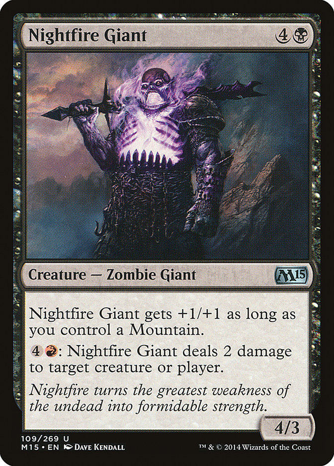 Nightfire Giant [Magic 2015] | Galaxy Games LLC