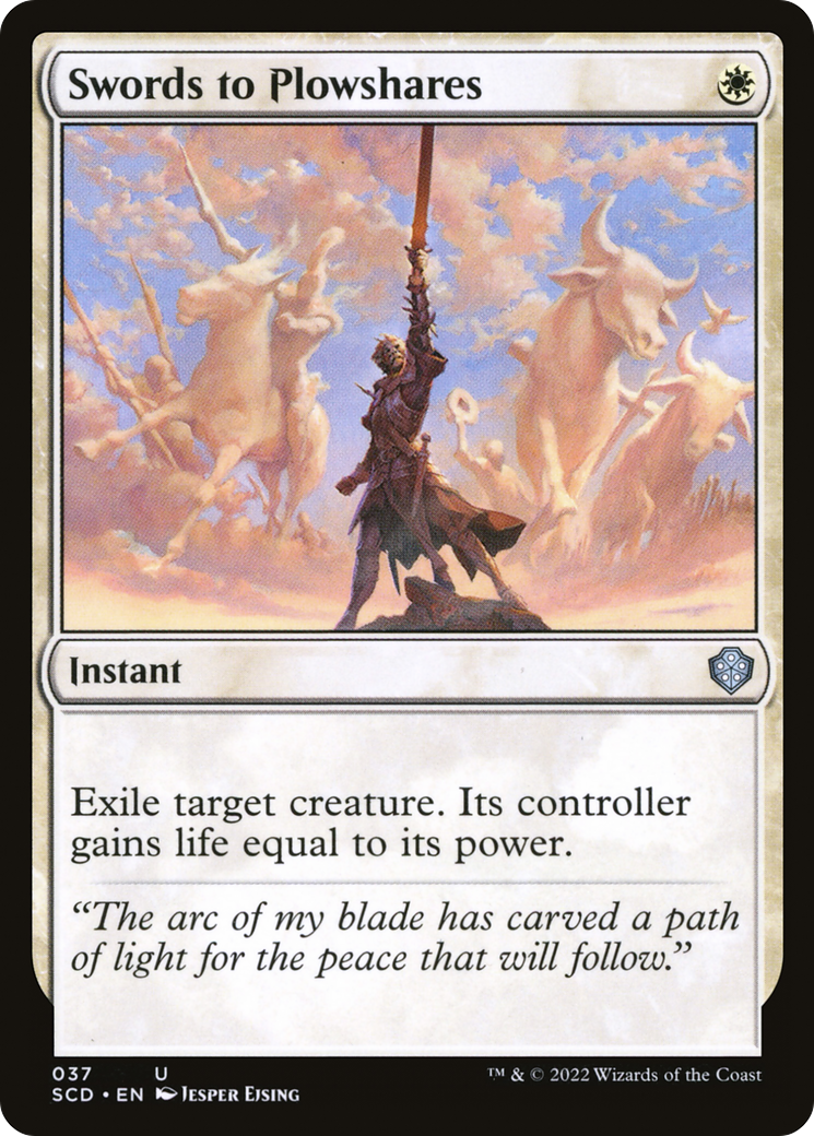 Swords to Plowshares [Starter Commander Decks] | Galaxy Games LLC