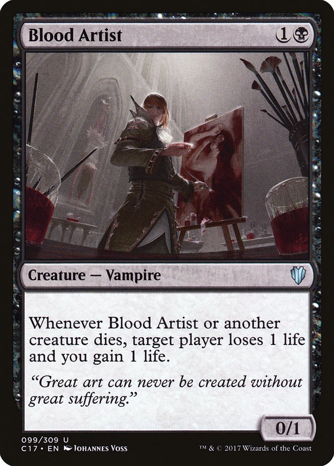 Blood Artist [Commander 2017] | Galaxy Games LLC