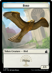 Bird // Soldier Double-Sided Token [Ravnica Remastered Tokens] | Galaxy Games LLC
