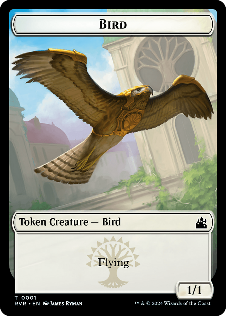 Bird // Centaur Double-Sided Token [Ravnica Remastered Tokens] | Galaxy Games LLC