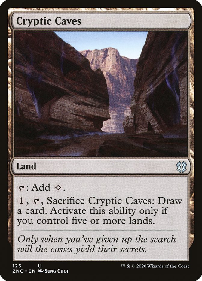 Cryptic Caves [Zendikar Rising Commander] | Galaxy Games LLC