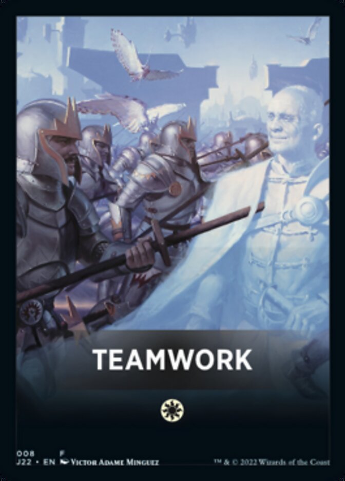 Teamwork Theme Card [Jumpstart 2022 Front Cards] | Galaxy Games LLC