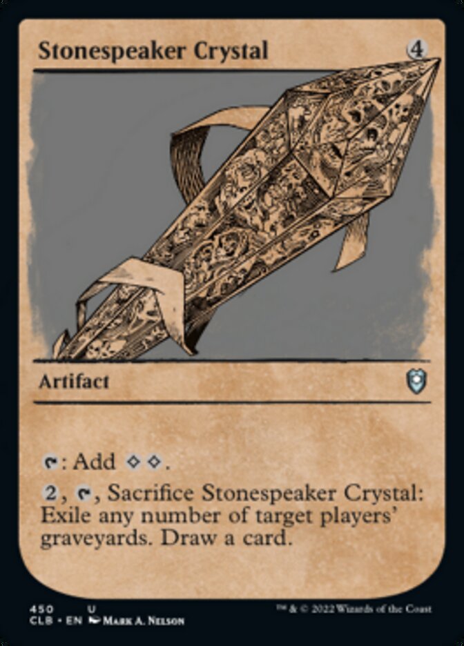 Stonespeaker Crystal (Showcase) [Commander Legends: Battle for Baldur's Gate] | Galaxy Games LLC