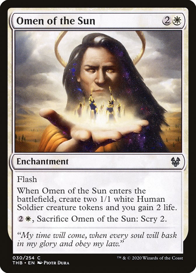 Omen of the Sun [Theros Beyond Death] | Galaxy Games LLC