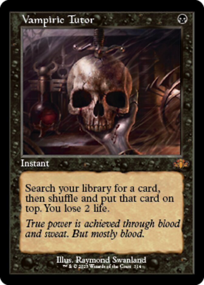 Vampiric Tutor (Retro) [Dominaria Remastered] | Galaxy Games LLC