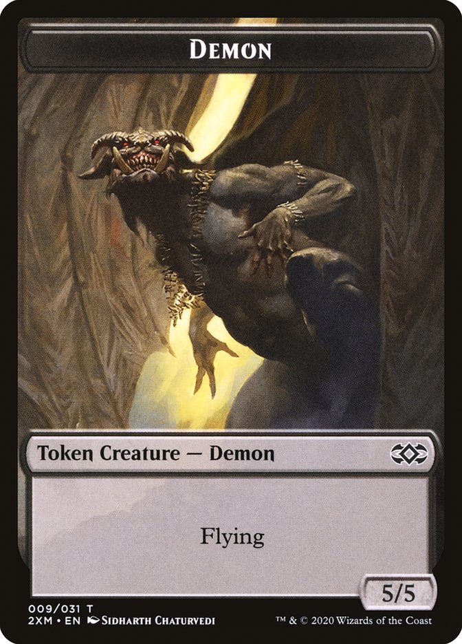 Demon Token [Double Masters Tokens] | Galaxy Games LLC