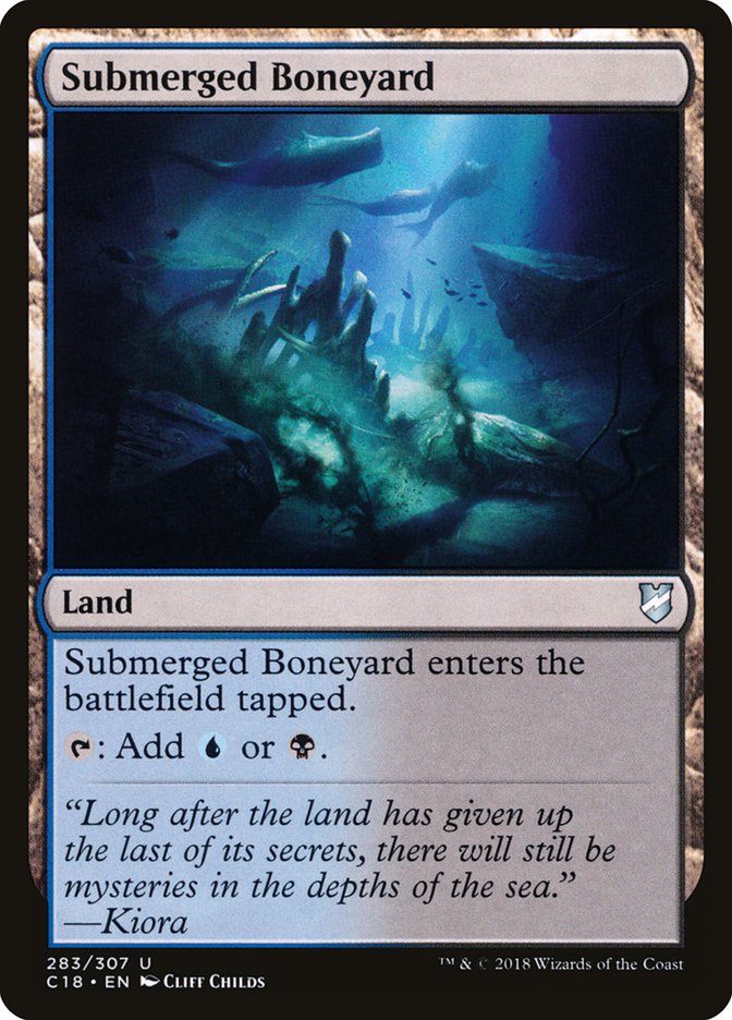 Submerged Boneyard [Commander 2018] | Galaxy Games LLC