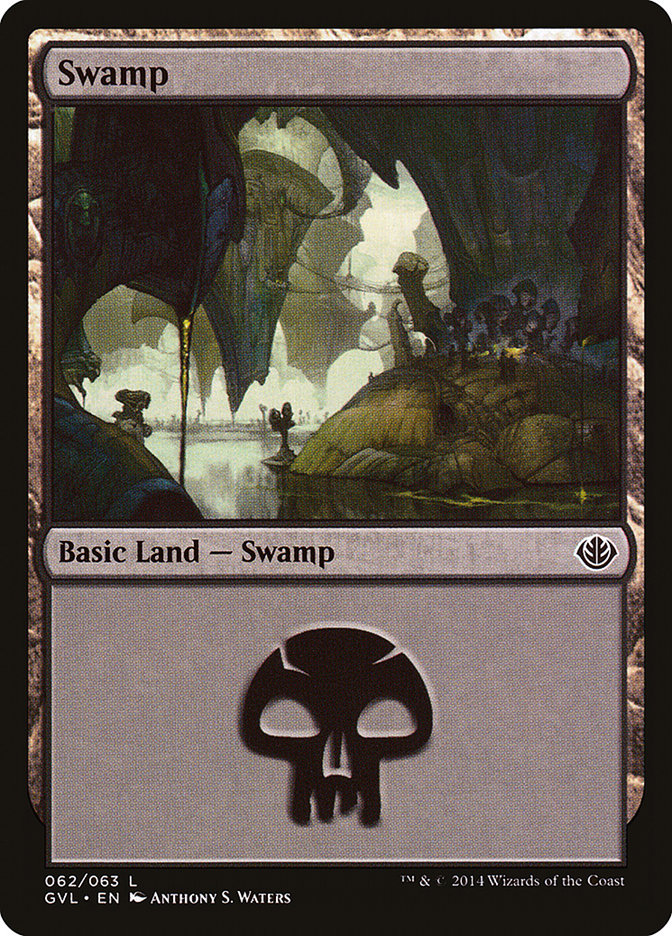 Swamp (62) (Garruk vs. Liliana) [Duel Decks Anthology] | Galaxy Games LLC