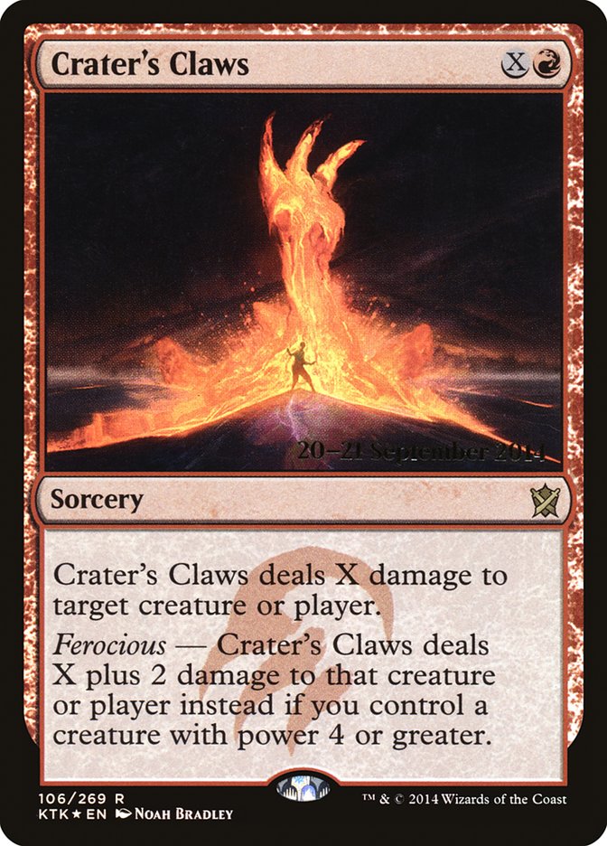 Crater's Claws [Khans of Tarkir Prerelease Promos] | Galaxy Games LLC