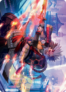Isshin, Two Heavens as One 2 Art Card [Kamigawa: Neon Dynasty Art Series] | Galaxy Games LLC