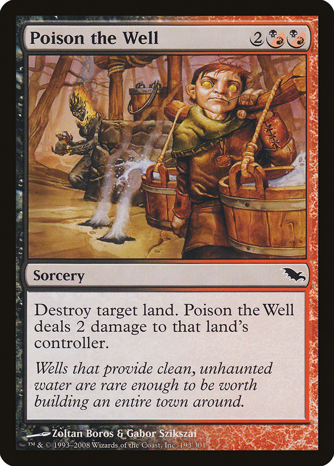 Poison the Well [Shadowmoor] | Galaxy Games LLC