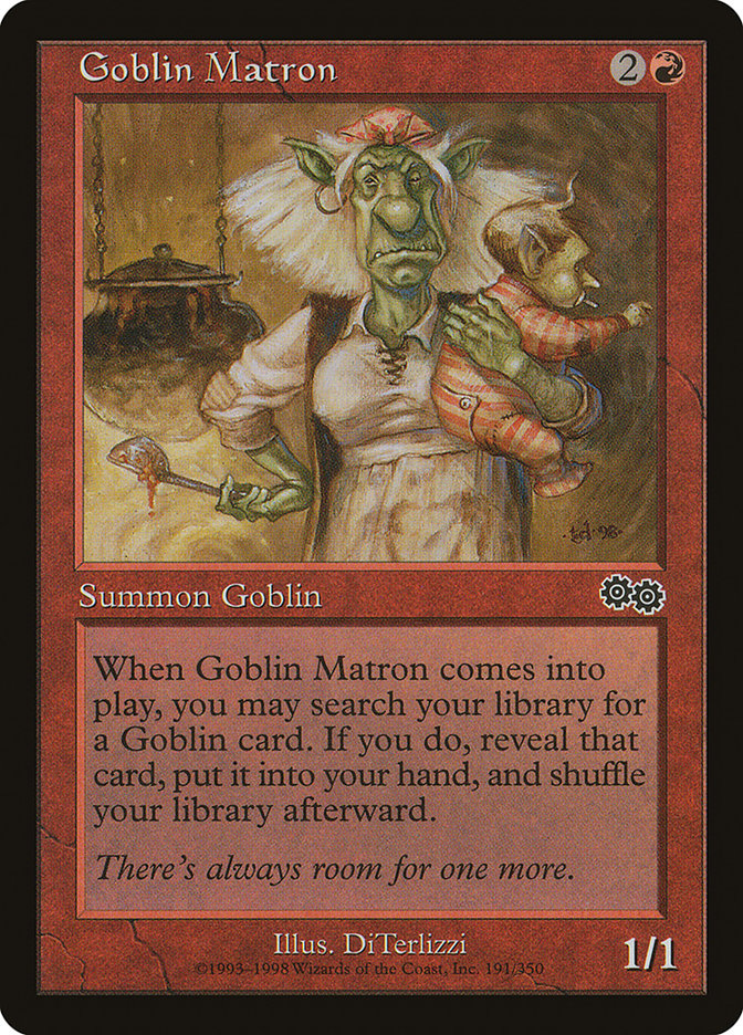 Goblin Matron [Urza's Saga] | Galaxy Games LLC