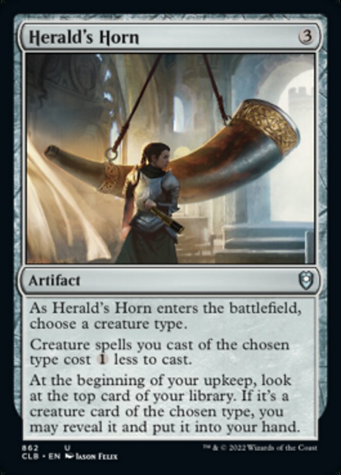 Herald's Horn [Commander Legends: Battle for Baldur's Gate] | Galaxy Games LLC