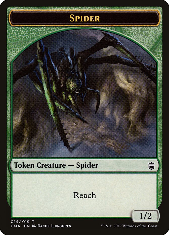 Spider Token [Commander Anthology Tokens] | Galaxy Games LLC