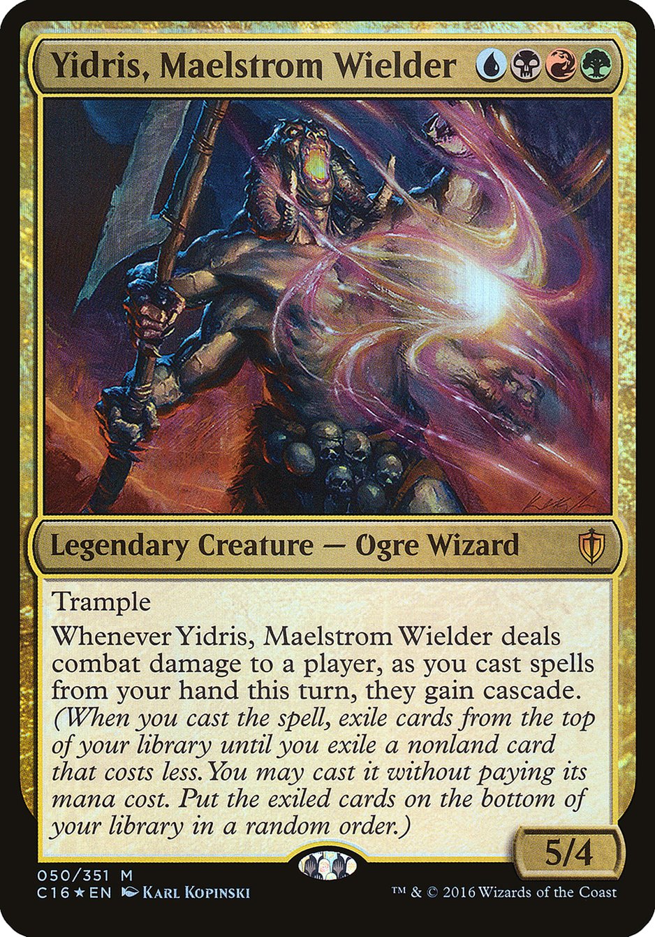 Yidris, Maelstrom Wielder (Oversized) [Commander 2016 Oversized] | Galaxy Games LLC