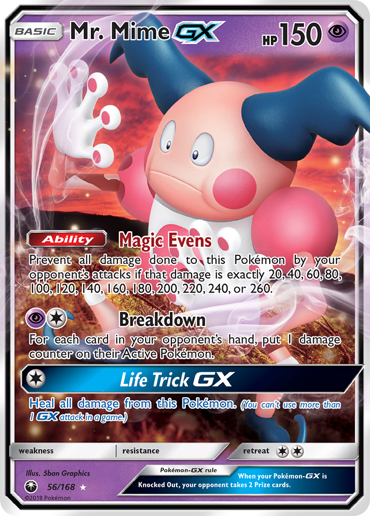 Mr. Mime GX (56/168) [Sun & Moon: Celestial Storm] | Galaxy Games LLC