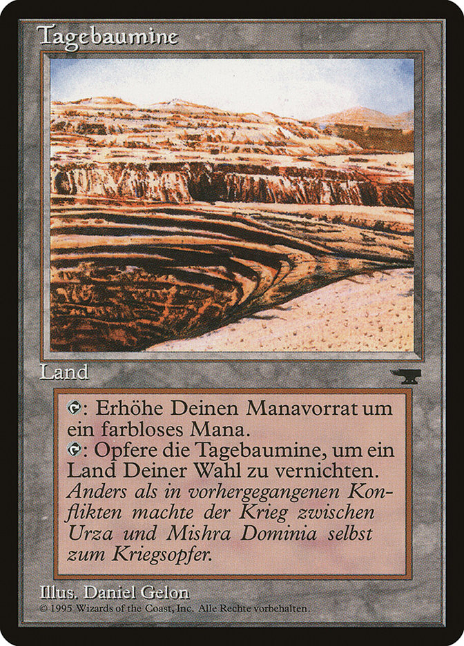 Strip Mine (German) - "Tagebaumine" [Renaissance] | Galaxy Games LLC