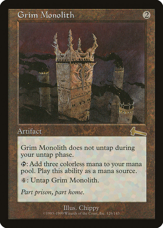 Grim Monolith [Urza's Legacy] | Galaxy Games LLC