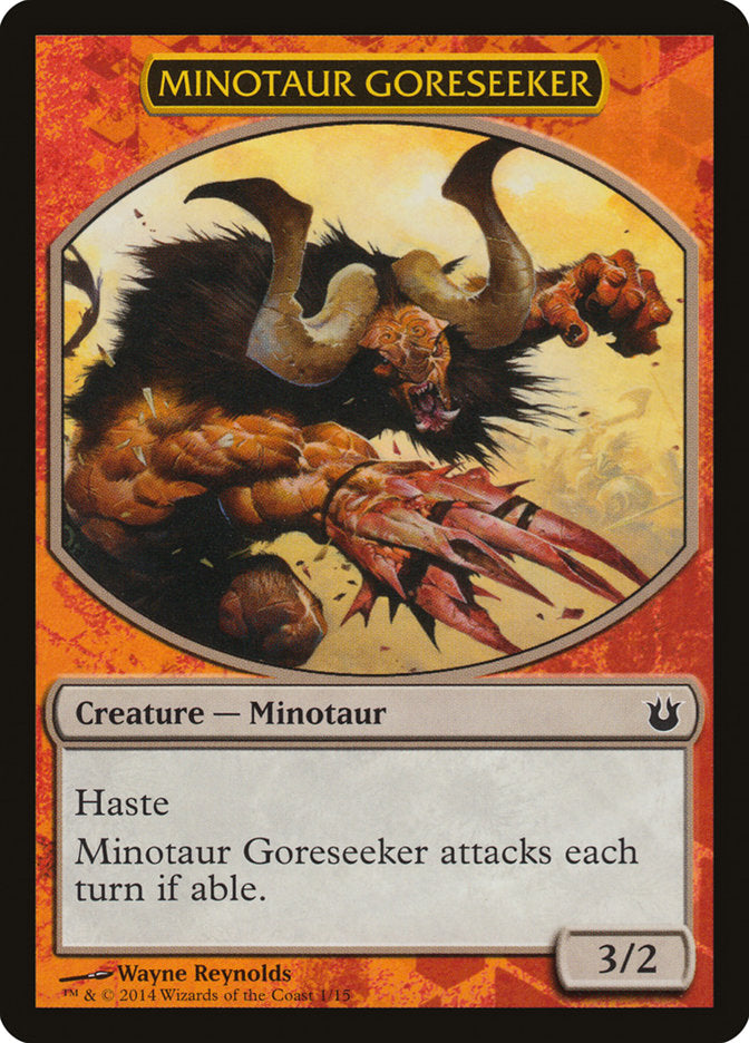 Minotaur Goreseeker [Born of the Gods Battle the Horde] | Galaxy Games LLC