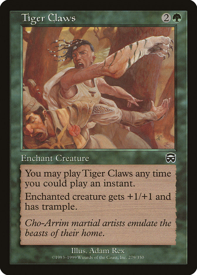 Tiger Claws [Mercadian Masques] | Galaxy Games LLC