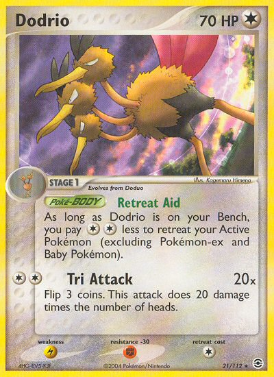 Dodrio (21/112) [EX: FireRed & LeafGreen] | Galaxy Games LLC