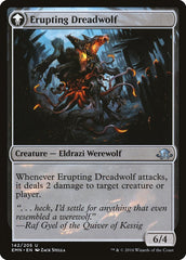 Smoldering Werewolf // Erupting Dreadwolf [Eldritch Moon] | Galaxy Games LLC