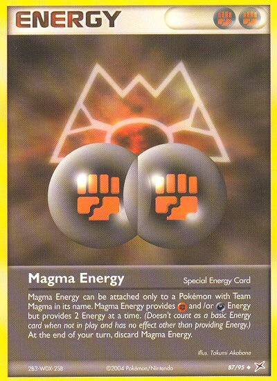 Magma Energy (87/95) [EX: Team Magma vs Team Aqua] | Galaxy Games LLC