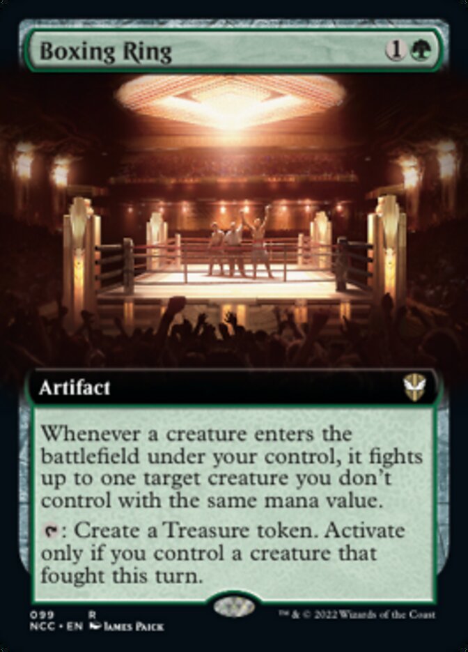 Boxing Ring (Extended Art) [Streets of New Capenna Commander] | Galaxy Games LLC