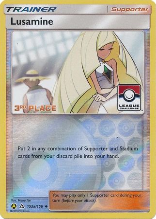 Lusamine (153a/156) (League Challenge Alt Art 3rd Place) [Sun & Moon: Ultra Prism] | Galaxy Games LLC