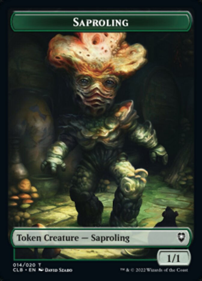 Saproling Token [Commander Legends: Battle for Baldur's Gate Tokens] | Galaxy Games LLC