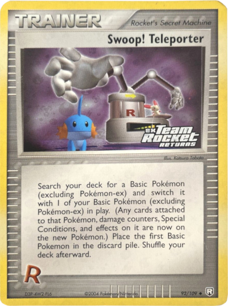 Swoop! Teleporter (92/109) (Stamped) [EX: Team Rocket Returns] | Galaxy Games LLC